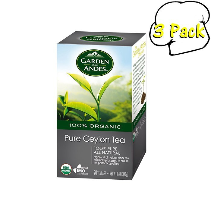 Garden of the Andes 100% Organic Herbal Tea, Rosehip and Hibiscus, 20-Count N43