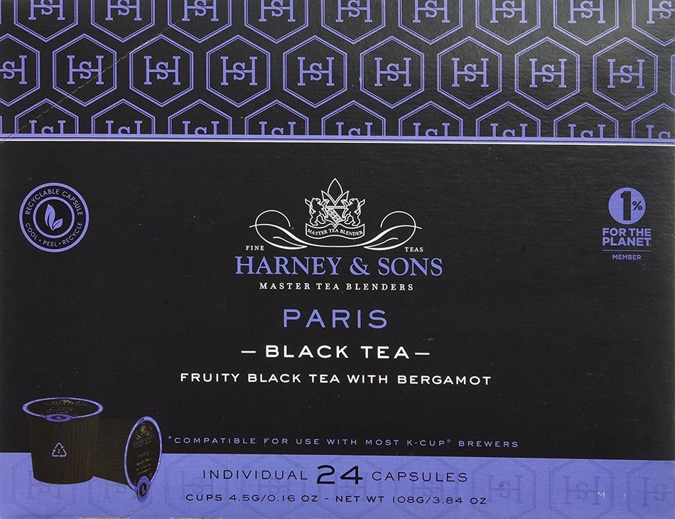 Harney and Sons Paris Black Tea Capsules, 24 Count N3