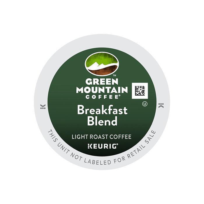 Green Mountain Coffee Breakfast Blend, Keurig K-Cups, 72 Count N88