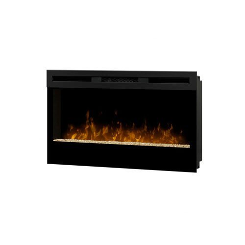 Dimplex BLF34 Wickson Wall-Mounted Indoor Fireplace, Black