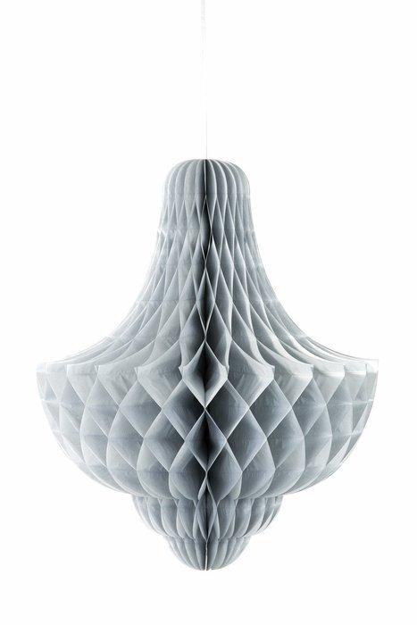 Talking Tables Decadent Dec's Silver Giant Honeycomb Bauble, 20", Silver N2