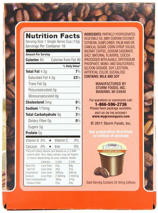 Grove Square Cappuccino, French Vanilla, 24 Count Single Serve Cups N8