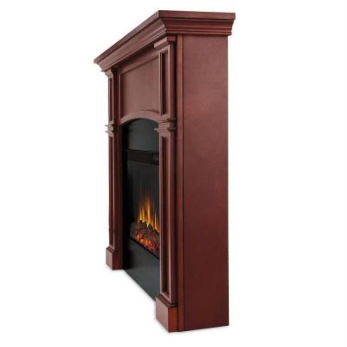 Real Flame Bradford Slim Line Electric Fireplace Dark Mahogany