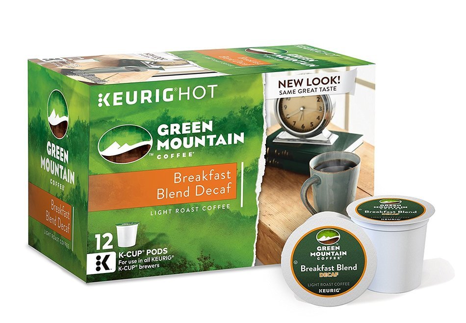 Green Mountain Coffee Breakfast Blend, Keurig K-Cups, 72 Count N125