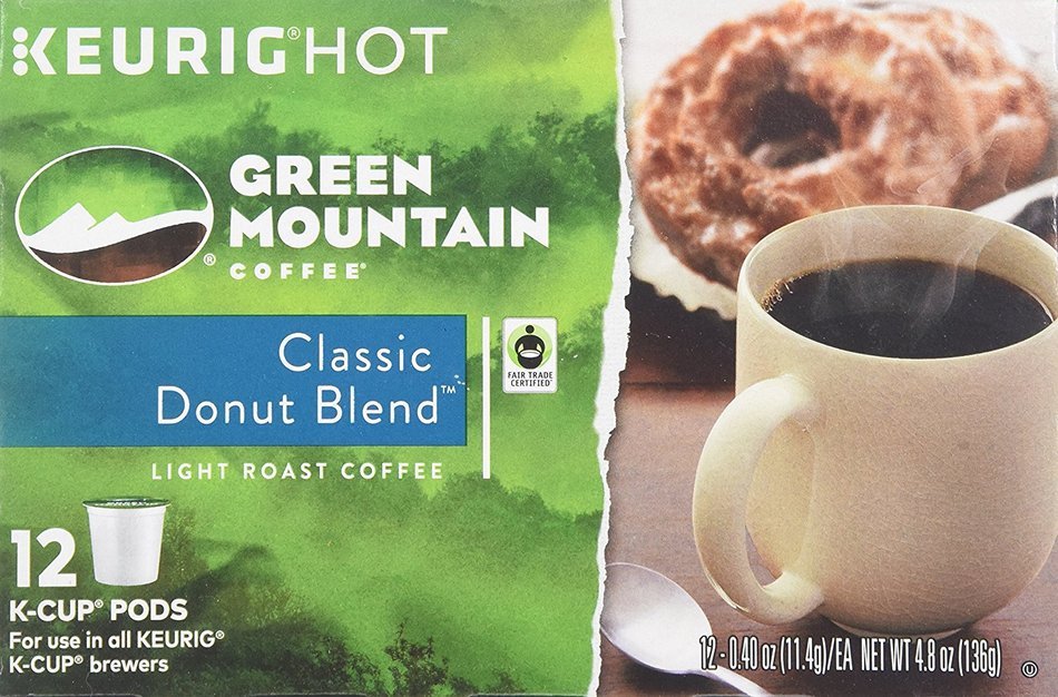 Green Mountain Coffee Breakfast Blend, Keurig K-Cups, 72 Count N140