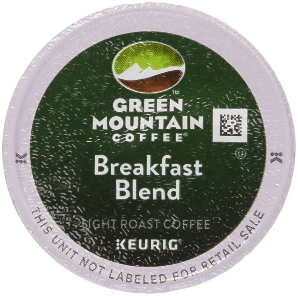 Green Mountain Coffee Breakfast Blend, Keurig K-Cups, 72 Count N149