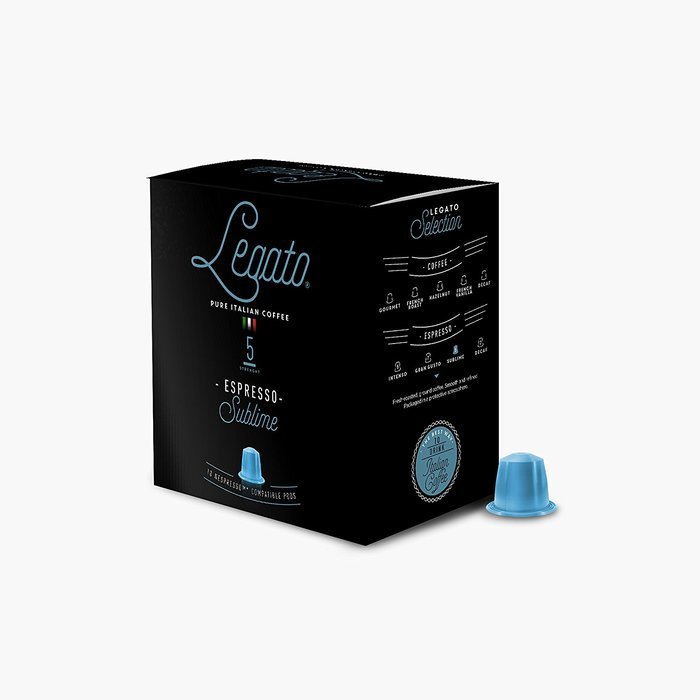 Legato Espresso Capsules - Nespresso Compatible (Decaf)