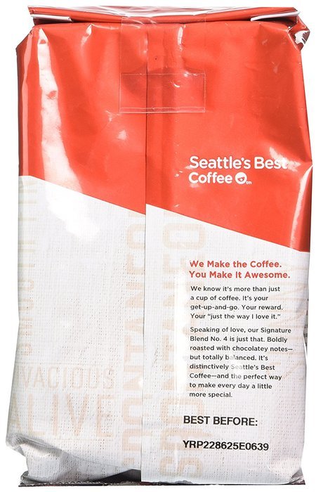 Seattle's Best Organic Level 4 Ground, 12-Ounce N2
