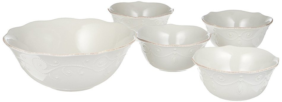 Lenox French Perle Oval Platter, White N19
