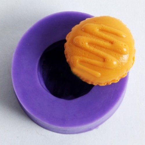 "F0350 Fondant Mini Macarons Silicone Cake Mould Soap Chocolate Mould (One hole)" shopping N4