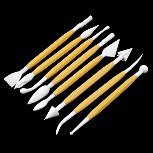 ACE 68Pcs Fondant Cakes Cookie Sugar Craft Decorating Plunger Flowers Modelling Tools Set DIY Cake Cutters Molds