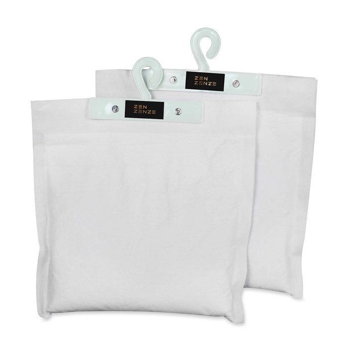 [SALE] Two Hanging Moisture Absorber Bags, Absorb & Get Rid Of 57oz Water, No More Damp Air, Dehumidifier Bag... N6