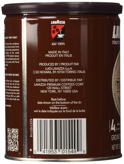 Lavazza Tierra Intenso - Espresso, 8-Ounce