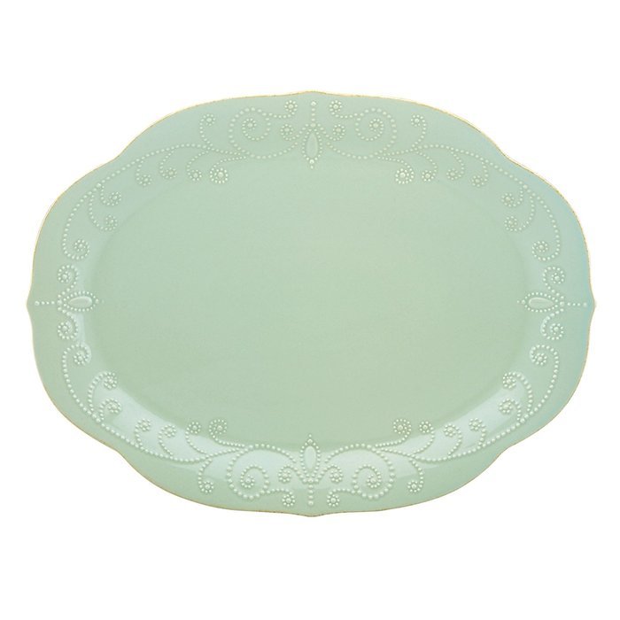 Lenox French Perle Oval Platter, White N36