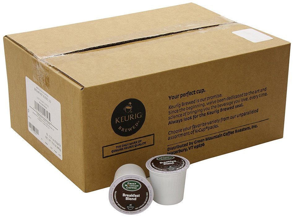 Green Mountain Coffee Breakfast Blend, Keurig K-Cups, 72 Count N190