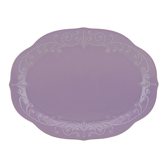 Lenox French Perle Oval Platter, White N40