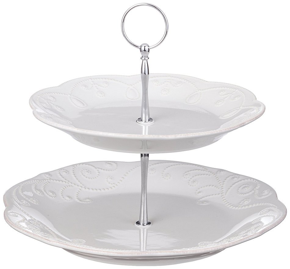 Lenox French Perle Oval Platter, White N44
