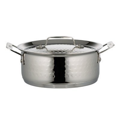 Cucina Round Casserole With lid Size: 3-qt.