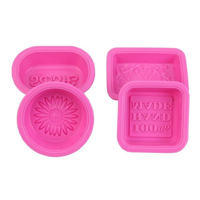 MEXUD-Silicone Soap Cake Mould Fondant Chocolate Soap Mould For Ice Cube Candy Chocolate Cake Cookie (Double -... N41