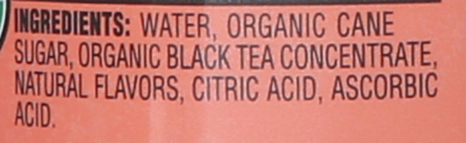 Sweet Leaf USDA-Certified Organic Iced Tea, Peach 16-ounce plastic bottles (Pack of 12)