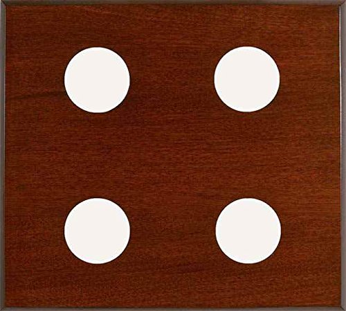 Four Instrument Panel in Mahogany