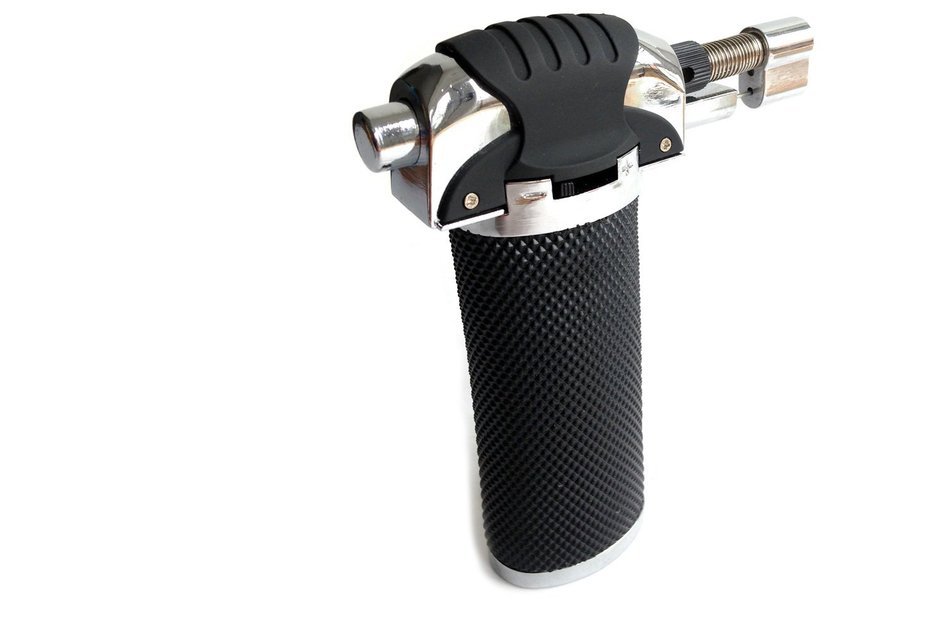 Professional Culinary Kitchen Blow Torch for Creme Brulee Takes Butane Gas Premium Blowtorch Safety Lock and Flame...