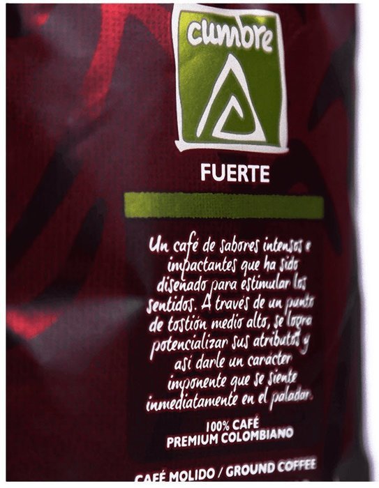 Juan Valdez Premium Strong Colombian Coffee, Cumbre, 8.8 Ounce N3