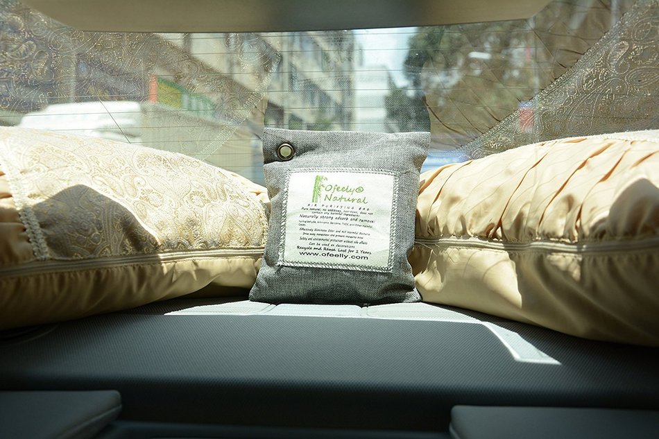 Ofeely Air Purifying Bag 500g Natural Bamboo Charcoal Deodorizer