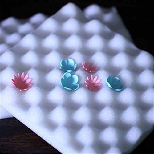 Pinovk 2Pcs Fondant Cake Tools Fondant Flower Shaping Sponge Pad Cake Molds For the Kitchen Baking Cake Decorating