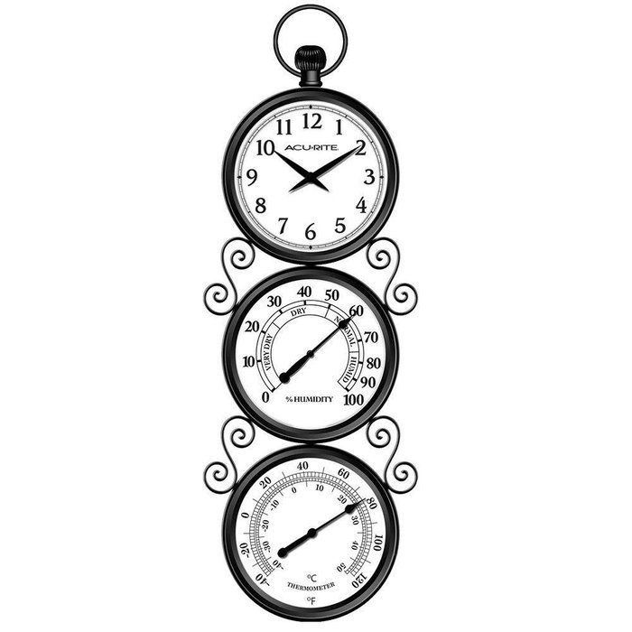 Analog Weather Center Decorative (Set of 3)