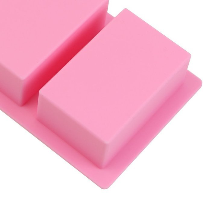 MEXUD-Silicone Soap Cake Mould Fondant Chocolate Soap Mould For Ice Cube Candy Chocolate Cake Cookie (Double -... N56