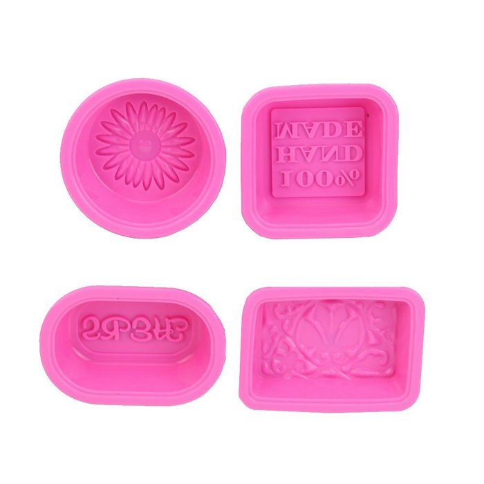 MEXUD-Silicone Soap Cake Mould Fondant Chocolate Soap Mould For Ice Cube Candy Chocolate Cake Cookie (Double -... N57