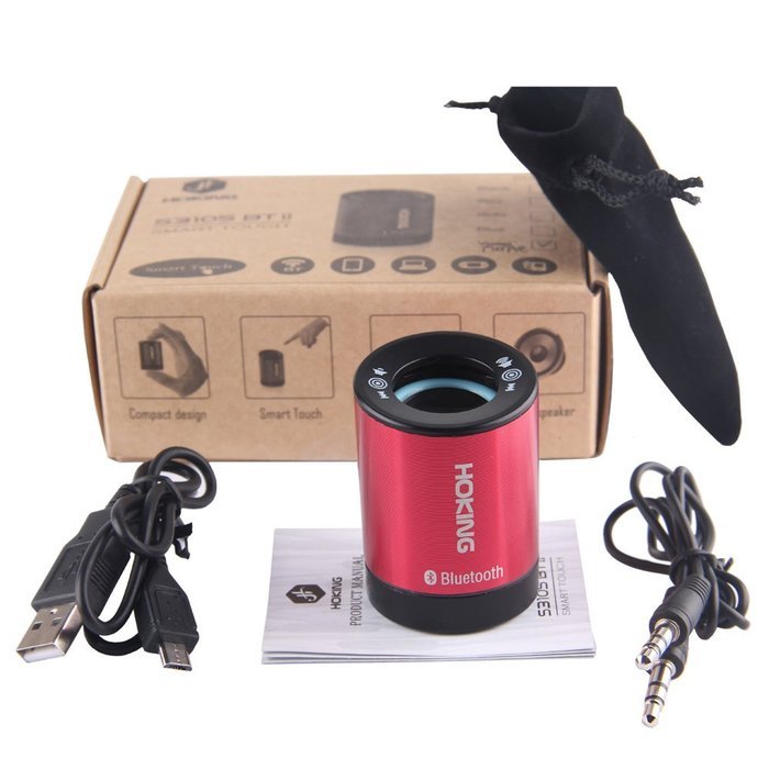 HOKING S310S-BT II New Generation of Mini Bluetooth Portable Speaker with smart touch key and also supports the...
