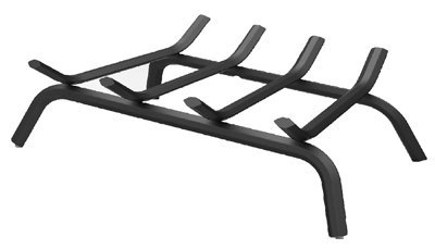 Panacea Products Corp 18" Black Wrought Iron Fireplace Grate 15450Tv