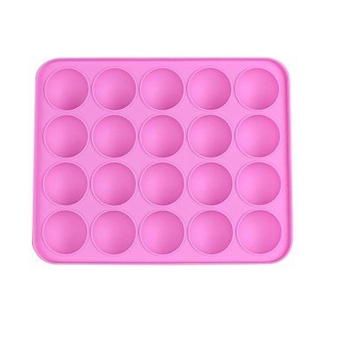 QINF New Silicone Non Stick Cake POP Set Baking Tray Mold Birthday Party 20 Units