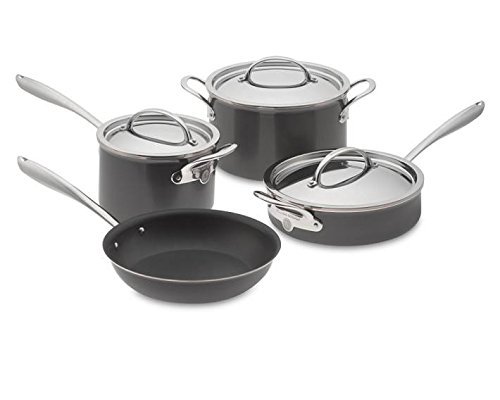 Williams-Sonoma Hard-anodized Copper Core 7-piece Deluxe Cookware Set
