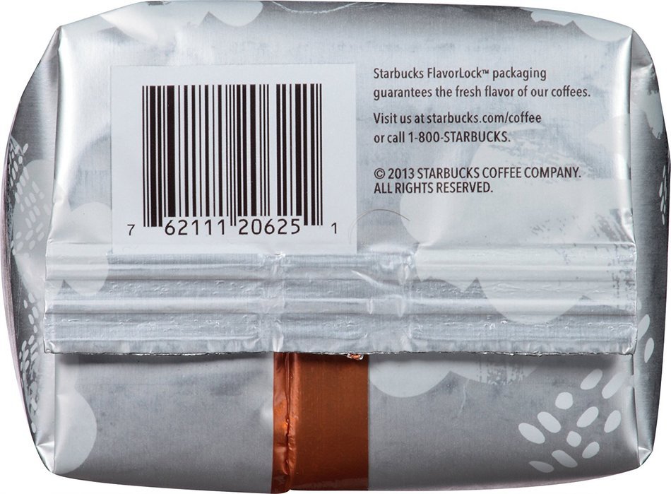 Starbucks Breakfast Blend Whole Bean Coffee, 12 Ounce, 6 Count N4
