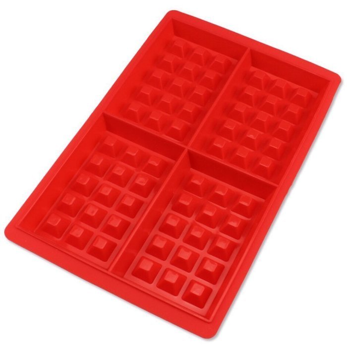 Safety Silicone Mold Waffles Cake Chocolate Pan Baking Mould Cooking Tools Kitchen Accessories,Set of 2 N5