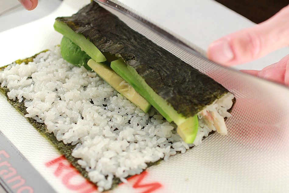 Silpat Perfect Sushi Mat, 9.5" x 9.5", Dark Grey N6