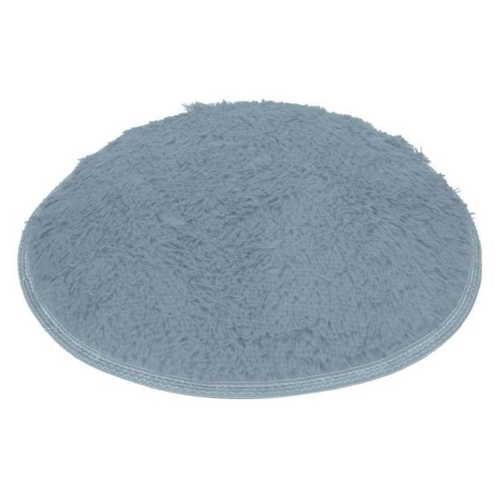 Kingfansion Soft Bath Bedroom Floor Shower Round Mat Rug Non-slip (Black ) N7