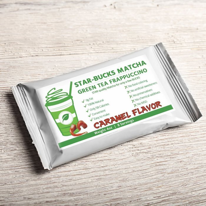 STAR-BUCK Matcha Latte Frappe Mix (16oz) - STAR Quality Matcha for a few BUCKS - Made with Certified 100% Organic... N2