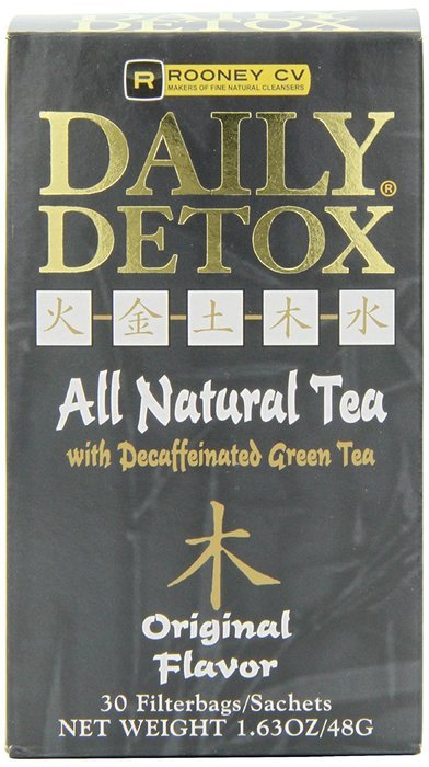 Daily Detox All Natural Tea, Decaffeinated Original Green Tea, 30 Count N3