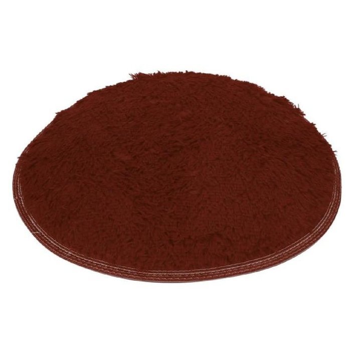Kingfansion Soft Bath Bedroom Floor Shower Round Mat Rug Non-slip (Black ) N8