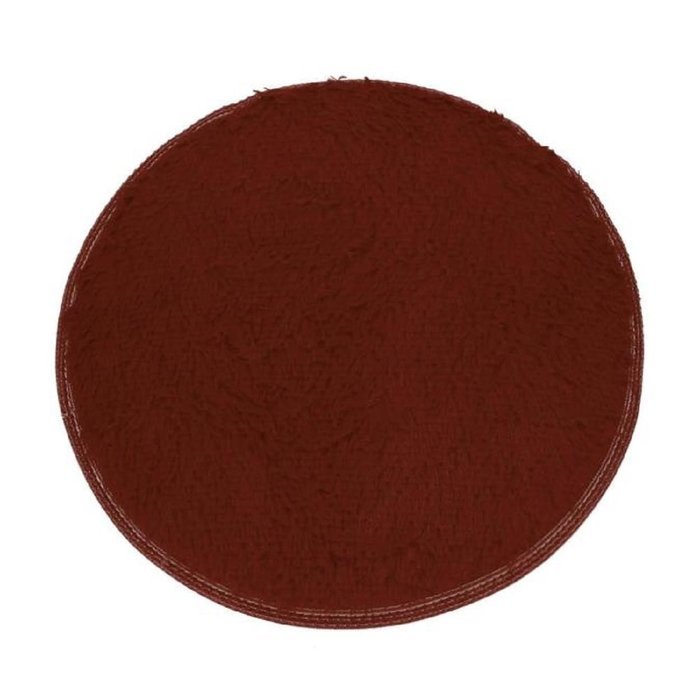 Kingfansion Soft Bath Bedroom Floor Shower Round Mat Rug Non-slip (Black ) N9