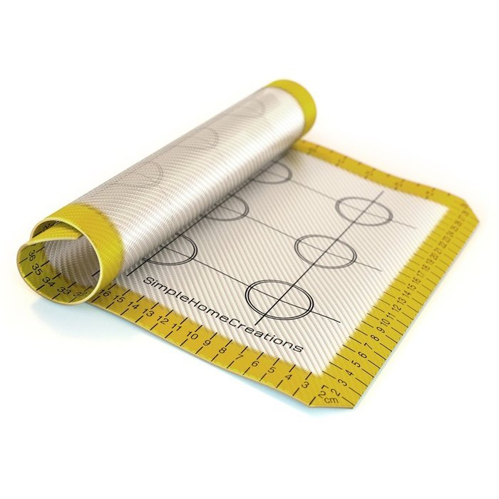 Simple Home Creations Nonstick Silicone & Fiberglass Baking Mat Half Sheet 30x40cm N6