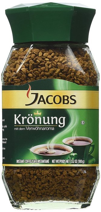 2 Pack of Jacobs Kronung Instant Coffee 3.5oz/100g N2