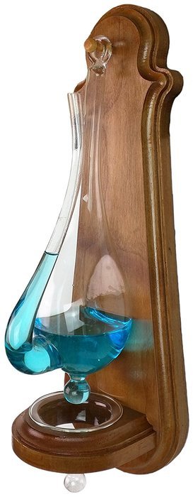 Water Barometer with Walnut Plaque - Made in the USA