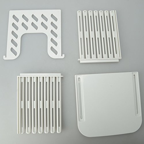 Great Value Baking Tool DIY Tool Plastic Bread Slicer Toast Slicer White N3