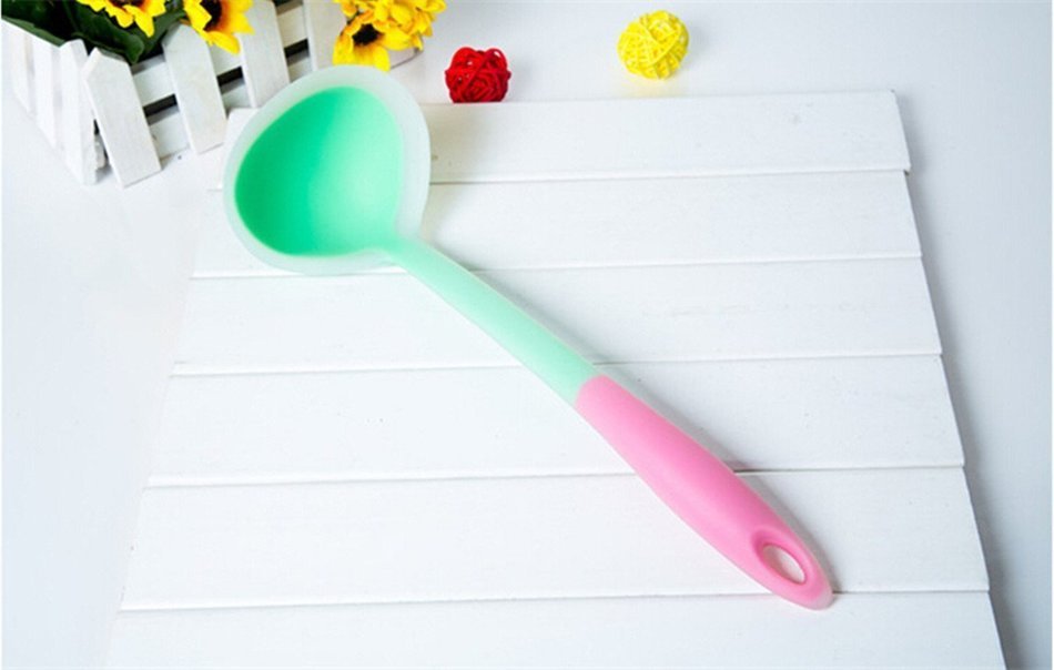 Silicon Spatula With Long Hand Grip Non-Stick Kitchen Necessary ...