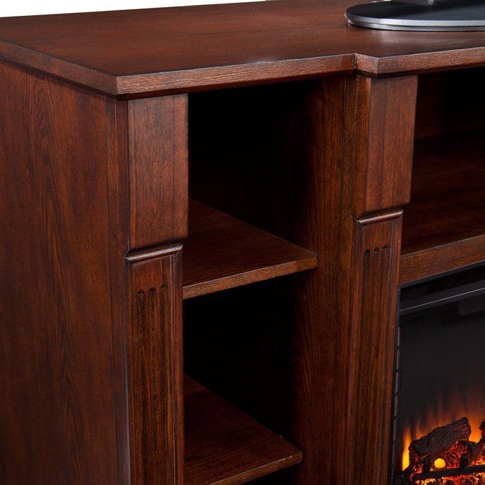 Kendall Electric Media Fireplace - Glazed Pine N9